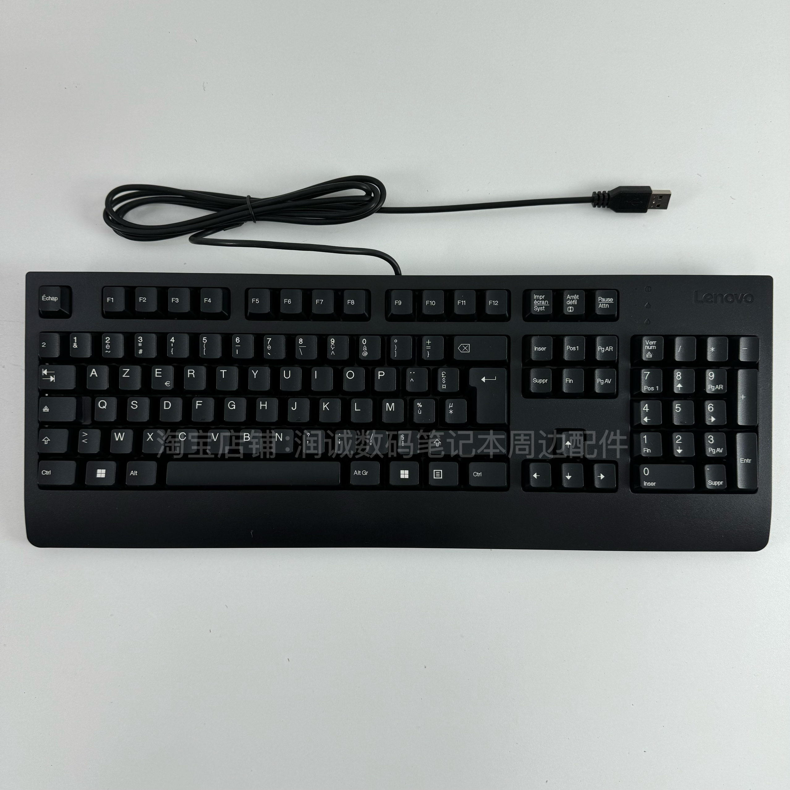 适用联想SK-8827有线键盘高键位French法语 00XH699 KU1619 包邮