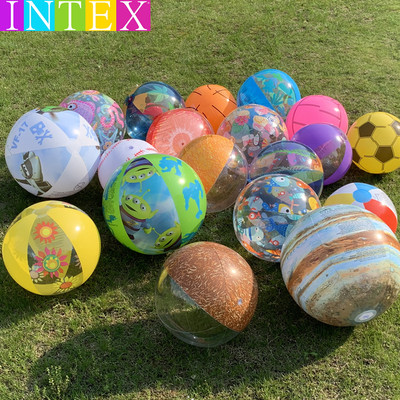 INTEX小孩草坪游泳池水果海洋球