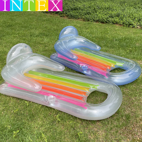 INTEX网红浮排女浮床加厚救生圈