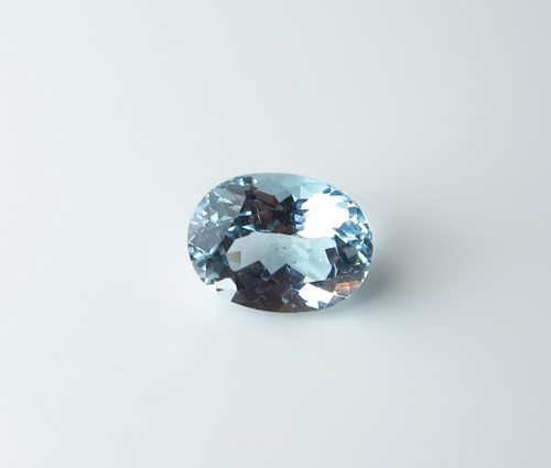 天然裸石海蓝宝石圣玛利亚色