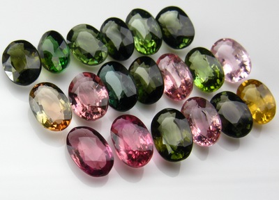 彩色碧玺碧玺糖果彩宝