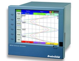VR18-4A00-010-616台湾伟林BrainChild彩色彩屏进口无纸记录仪器