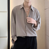 2025四季款男士垂坠感长袖衬衫通勤百搭衬衣多色A202C015P60，男装衬衫，星座1311（原A202）