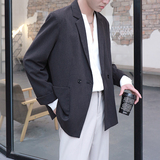 2025秋冬新款轻熟风西服痞帅单西宽松高品质小西装A202XZ108P135，男装西服套装，星座1311（原A202）