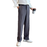 2025新款秋冬高级感小直筒宽松休闲裤英伦痞帅长裤A202K1906P65，男装休闲裤，星座1311（原A202）