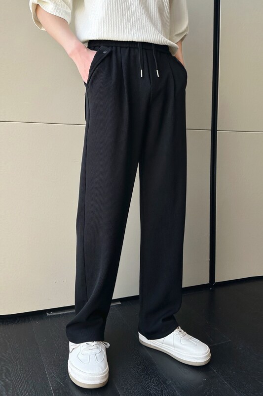 2025春夏新款男士松紧宽松直筒运动休闲裤卫裤A202K2230P60,男装休闲裤,星座1311（原A202）