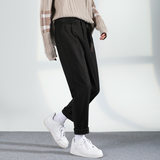 2025秋冬新款轻熟风英伦修身小脚裤毛呢休闲裤西裤A202K1908P60，男装西裤，星座1311（原A202）