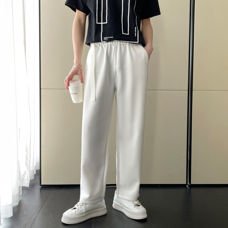 2025春夏新款男宽松松紧运动条纹休闲裤抖音直播A202K1685P60图片