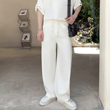 2026慵懒风垂感阔腿裤男士宽松冰丝抽绳腰带长裤百搭1311K3901P65，男装休闲裤，星座1311（原A202）