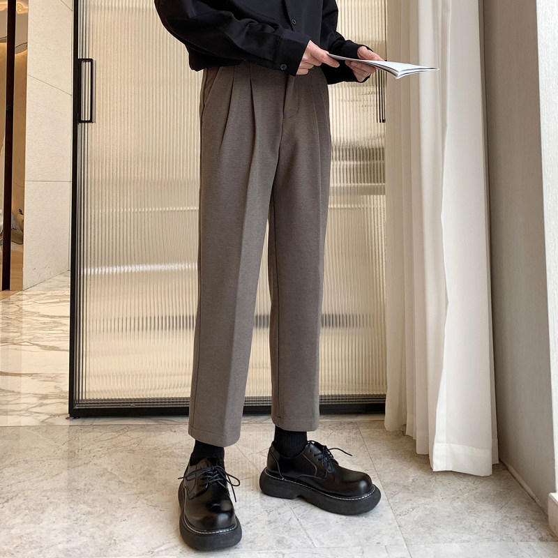 2025秋冬男士保暖毛呢韩版ins小直筒休闲裤男长裤A202K2048P60,男装棉衣,星座1311（原A202）