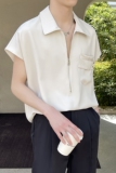 夏季新款套头背心式无袖衬衫男坎肩背心薄款冰丝A202CS911P55，男装背心/马甲，星座1311（原A202）