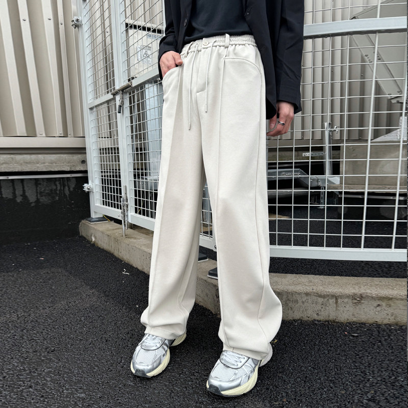 2025春夏新款轻熟风高级英伦宽松直筒运动休闲裤卫裤A202K3721P75,男装休闲裤,星座1311（原A202）