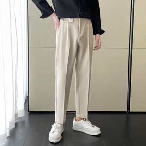 2025春夏轻熟韩版轻奢修身休闲裤西裤西装长裤A202K7239P55图片
