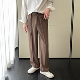 2025春夏新款男小直筒宽松轻熟高级感休闲长裤A202K1009P65，男装休闲裤，星座1311（原A202）