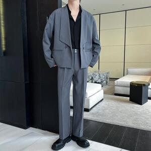 春夏男轻奢高端品质雅痞西装套装A202TZ809P190(XZ809+K7019图片