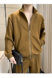 2025春季新款男立领痞帅重磅宽松长袖拉链卫衣外套潮A202WY318P75，女装短外套，星座1311（原A202）