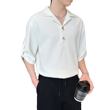 2025夏季新款风男士短袖冰丝POLO衫痞帅潮A202CS1029P50，男装T恤，星座1311（原A202）