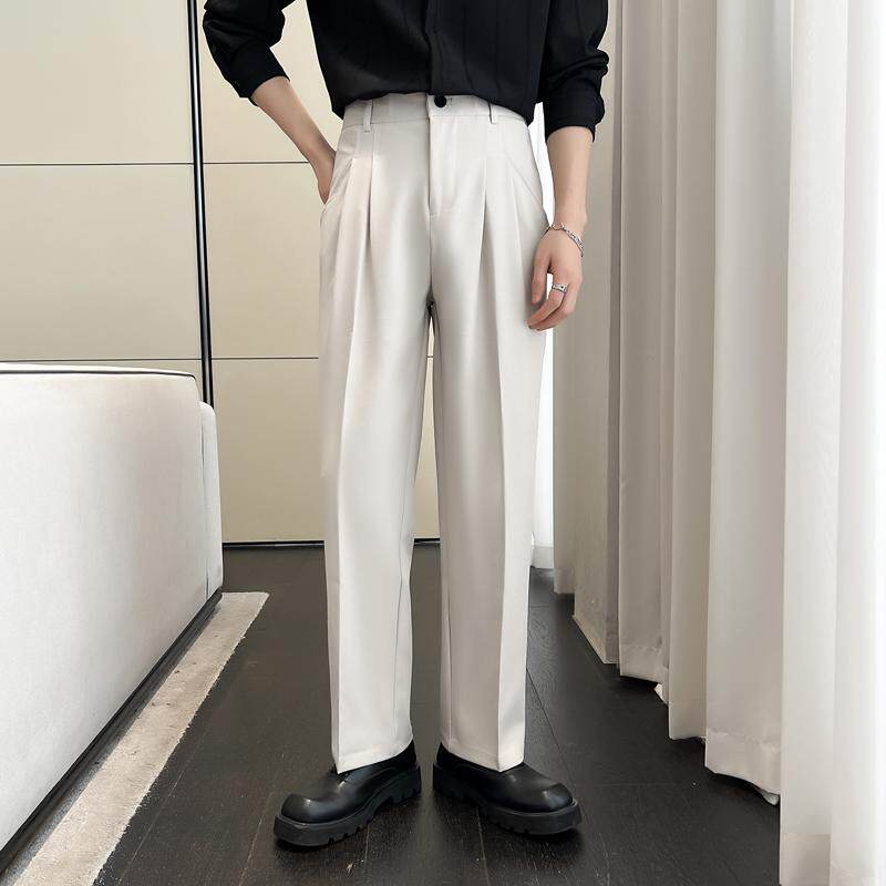 2025春夏新款潮男那不勒斯百搭高级感西装裤休闲长裤A202K2510P65图片