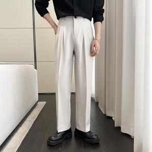 2025春夏新款男士那不勒斯百搭高级感西装裤休闲长裤A202K2510P65图片