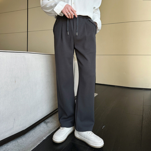 2025春夏新款男士松紧宽松直筒运动休闲长裤卫裤A202K2230P60图片