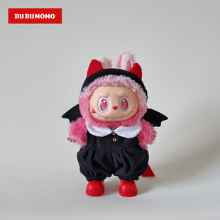 甜心小恶魔~labubu三代娃衣套装拉布布搪胶玩偶公仔衣服第3代娃服