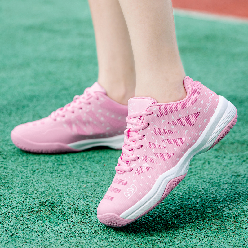 2025新款防滑透气羽毛球鞋女款男