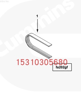 国机重工GE211H挖掘机(钩机)康明斯配件皮带151896 189477