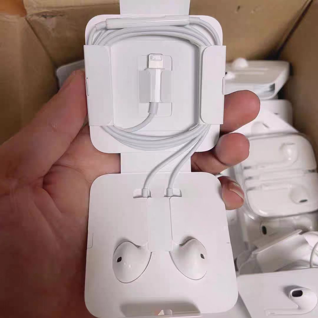 适用于苹果有线拆机原装耳机转接