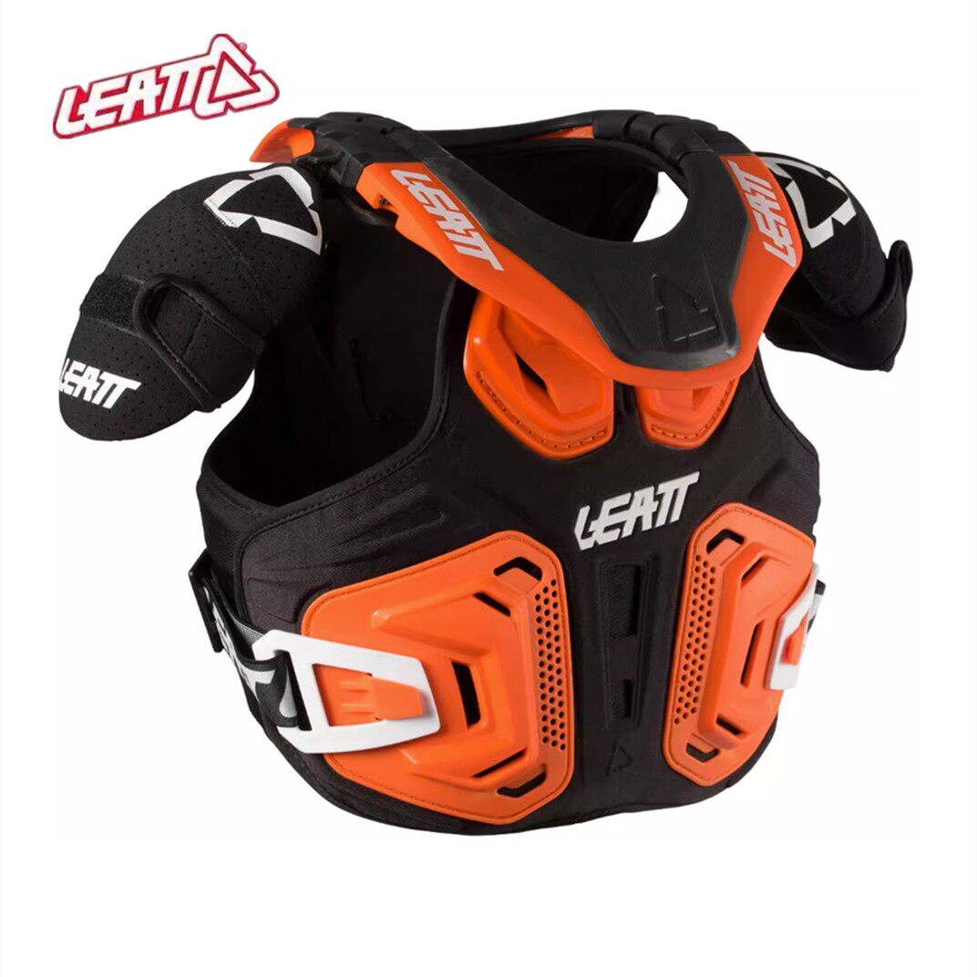 LEATT儿童护甲摩托车越野小轮车速降泵道FUSION VEST 2.0护颈护胸