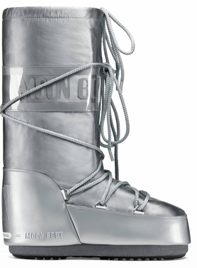 意大利时尚雪地靴Moon Boot GLANCE月亮靴高帮月球靴银色铂金黑色