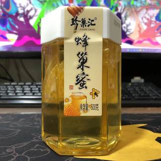 珍巢汇500g蜂蜜蜂巢蜜封盖土蜂蜜嚼着吃槐花蜜小瓶家用饮品