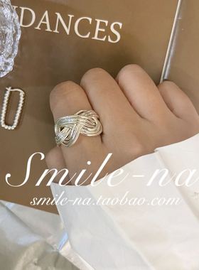 韩国进口设计师款法式复古交叉