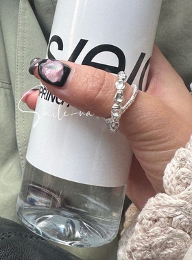 指环925纯银设计师款韩国