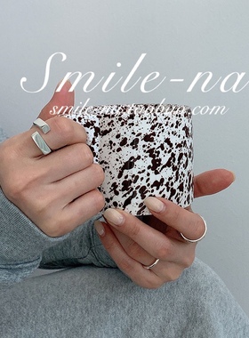 韩国进口925纯银设计师时尚