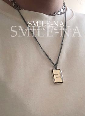 韩国东大门进口925女chic风项链