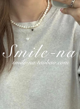 韩国进口小众款925珍珠锁骨链