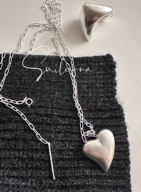 时尚设计款光面爱心小众