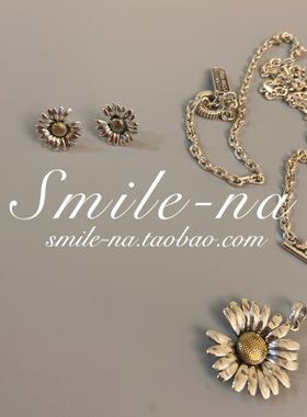 韩国东大门进口925gd做旧小雏菊