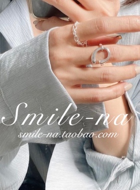 设计师款韩国925纯银镂空戒指