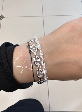 韩国手环手镯纯银925925纯银