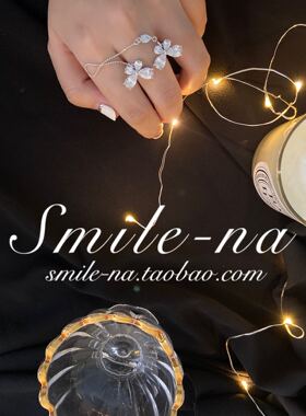 设计师款纯银镶嵌锆石水滴戒指