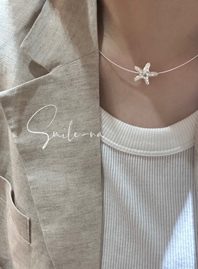 海星925纯银项链纯手工打造韩国