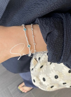 韩国原石925925纯银百搭