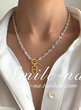 项链925纯银金色吊坠设计师