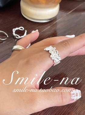 东大门不规则形状开口百搭戒指