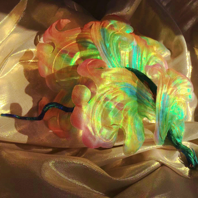 灵蛇与祥云 丝绸非遗工艺手工定制汉服配饰发夹装置摆件国潮礼物