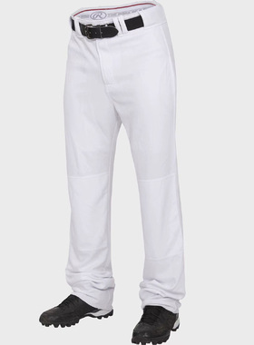 美国R棒球裤垒球裤棒球服下装直筒长裤七分裤白色灰色长少年儿童