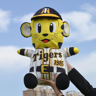 日本NPB阪神虎棒球队球迷用品超萌超大毛绒玩偶纪念品礼品TOLUCKY