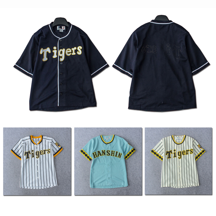 日本职棒NPB原宿BF学院风棒球服棒球衫TIGERS阪神虎成人少年幼儿 运动服/休闲服装 棒球服 原图主图