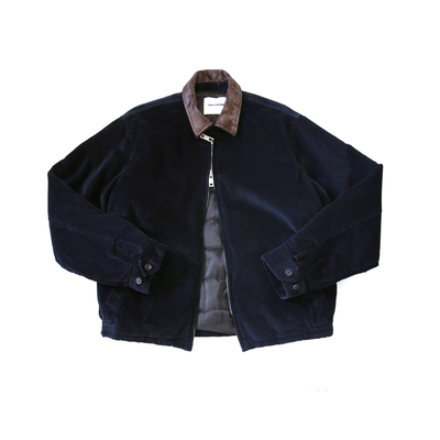 SOUTHPAW+1男装店秋季新品青年通勤日常休闲皮领灯芯绒棉夹克外套